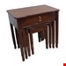  میز عسلی 4 تیکه مستطیل مدل نیلو ابعاد 40×40×50جنس mdf و کشو دار  روکش معرق دارای رنگبندی کمجا و زیر هم رو بسیار شیک 