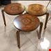   میز عسلی 3تیکه زیرهم رو جنس mdf ابعاد 40×40×50روکش معرق بسیار شیک و کمجا هرسه عسلی یک اندازه است