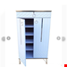   جاکفشی دو درب و تک کشو .ابعاد 62×32×90جنس بدنه ملامینه و نما mdf و نوار خور 4طبقه و دارای لولای آرام بند مناسب فضاهای کم جا 