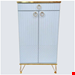  جاکفشی دو درب و تک کشو .ابعاد 62×32×90جنس بدنه ملامینه و نما mdf و نوار خور 4طبقه و دارای لولای آرام بند مناسب فضاهای کم جا 
