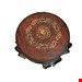  میز عسلی ۳ تیکه گرد مدل پراگ ابعاد 40×40×50جنس mdf پایه چوبی روکش معرق دارای رنگبندی کمجا و زیر هم رو بسیار شیک 