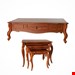 میز جلومبلی و عسلی ۴ تکه جنس mdf وکیوم و پایه ها abs و پیچی ابعاد 108×70×35یک جلومبلی کشو خور و سه تا عسلی زیرهم رو دارای رنگبندی دارای بسته بندی کارتن 