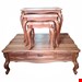  میز جلومبلی و عسلی ۴ تکه جنس mdf وکیوم و پایه ها abs و پیچی ابعاد 108×70×35یک جلومبلی کشو خور و سه تا عسلی زیرهم رو دارای رنگبندی دارای بسته بندی کارتن 