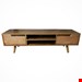   میز تلویزیون مدل آلکا جنس بدنه ملامینه و درها mdf ابعاد 140×35×45تک درب و تک کشو پایه چوبی مناسب تلویزیون تا 55 اینچ