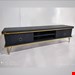    میز تلویزیون لبخند ابعاد 140×34×45جنس بدنه ملامینه و نما mdf وکیوم یک کشو  و یک دربپایه گلدونی دارای لولای آرام بند مناسب تلویزیون های تا 55 اینچ دارای رنگبندی 