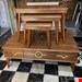   میز جلومبلی و عسلی 4تکه جنس ملامینه وکیوم پایه abs پیچی ابعاد 100×63×35یک جلومبلی و سه عدد عسلی زیر هم رو جلو مبلی کشو خور 