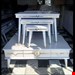   میز جلومبلی و عسلی 4تکه جنس ملامینه وکیوم پایه abs پیچی ابعاد 100×63×35یک جلومبلی و سه عدد عسلی زیر هم رو جلو مبلی کشو خور 