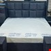    تخت خواب دونفره جنس ملامینه تمام پارچه ابعاد 200×160×115دارای دو کفی تخت دارای رنگبندی دارای دوخت مربعی روی تاج تخت 