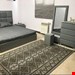     تخت خواب دونفره جنس ملامینه تمام پارچه ابعاد 200×160×115دارای تخت دونفرهدارای دو کفی تخت دوتا پاتختی میز آرایش و قاب آینه و صندلی دارای رنگبندی دارای دوخت مربعی روی تاج تخت 
