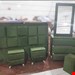    تخت خواب دونفره جنس ملامینه تمام پارچه ابعاد 200×160×115دارای تخت دونفرهدارای دو کفی تخت دوتا پاتختی میز آرایش و قاب آینه و صندلی دارای رنگبندی دارای دوخت مربع روی تاج تخت 