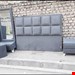    تخت خواب دونفره جنس ملامینه تمام پارچه ابعاد 200×160×115دارای تخت دونفرهدارای دو کفی تخت دوتا پاتختی میز آرایش و قاب آینه و صندلی دارای رنگبندی دارای دوخت شیاری روی تاج تخت 