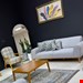  مبل راحتی کاپر 3نفره ابعاد 220×85×88کلاف چوب روس نشیمن اسفنج ۳۵ کیلویی پارچه هانزو بسیار شیک دارای رنگبندی مناسب tv room
