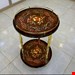   میژ تلفن مدل سانی جنس mdf و روکش پولیش پایه ها فلزی و فورتیک ابعاد 40×40×70داراب رنگبندی در بسته بنوی کارتن 