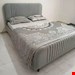  تخت خواب دونفره مدل تدی شیاردار سایز 200×160×115جنس mdf روکش پارچه زیرکار اسفنج پارچه دیاموند دارای دوکفی تخت دارای رنگبندی پارچه