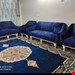  مبل راحتی کارلو 5 نفره 3+1+1اسکلت چوب روسنشیمن اسفنج ۳۵ کیلویی پارچه هانزو دارای 2عدد کوسن زبر کار فنر دارای رنگبندی چوب و پارچه مناسب آپارتمان های کوچک 