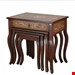   میز عسلی 4 تیکه مستطیل مدل نیلو ابعاد 40×40×50جنس mdf و کشو دار  روکش معرق دارای رنگبندی کمجا و زیر هم رو بسیار شیک 