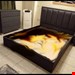   تخت خواب دونفره جنس ملامینه تمام پارچه ابعاد 200×160×115دارای دو کفی تخت دارای رنگبندی دارای دوخت شیاری روی تاج تخت 