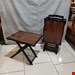  میز عسلی تاشو و چهارتکه به همراه پایه نگهدارنده و دستگیره جنس چوب روس ابعاد 37×47×504تا عسلی یک اندازه در بسته بندی حباب دار کمجا و باکیفیت