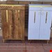   جاکفشی دو درب و تک کشو .ابعاد 62×32×90جنس بدنه ملامینه و نما mdf و نوار خور 4طبقه و دارای لولای آرام بند مناسب فضاهای کم جا 