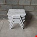   میز عسلی ۳ تیکه رویال جنس mdf وکیوم دارای رنگبندی ابعاد 43×57×50صفحه وکیوم شده دارای بسته بندی کارتن 