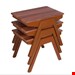   میز عسلی ۳ تیکه رویال جنس mdf وکیوم دارای رنگبندی ابعاد 43×57×50صفحه وکیوم شده دارای بسته بندی کارتن 