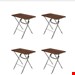  میز عسلی مدل ویانا 4تیکه جنس mdf  وکیوم پایه های آبکاری شده ابعاد 64×46×39داراری پایه نگهدارنده بسته بندی کارتن دارای رنگبندی 