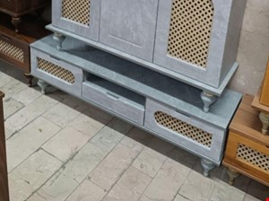 میز تلویزیون مدل حصیری کد 107 (140 سانت)
