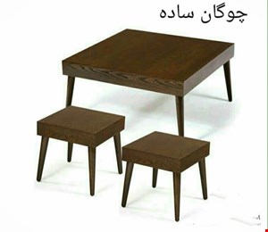 میز جلومبلی و عسلی چوگان (3 تکه)