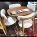 میز و صندلی ناهارخوری مدل نوبل4 نفره -قهوه ای روشن