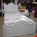 تختخواب یک و نیم نفره مدل وستو_سفید