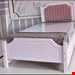 تختخواب یکنفره مدل پیکاپ _سفید 