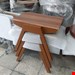 میز عسلی مدل رویال کد 733_قهوه ای روشن